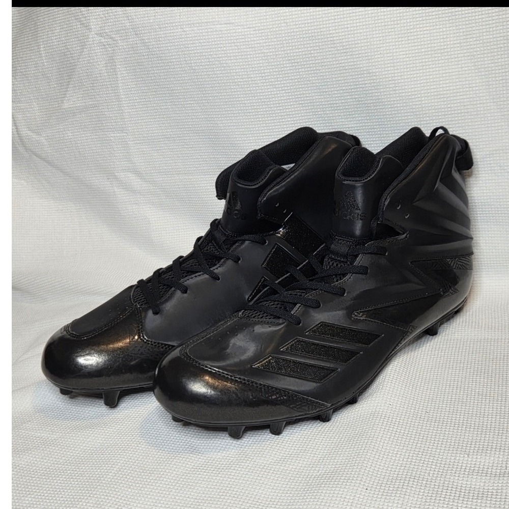 Adidas Freak x Carbon High Football Cleats Triple Black Mens 17